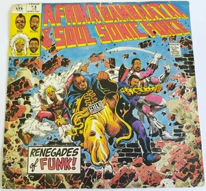 Afrika Bambaataa and Soulsonic Force Renegades Of Funk Vinile 7" 45 Giri AFR1 - Picture 1 of 4
