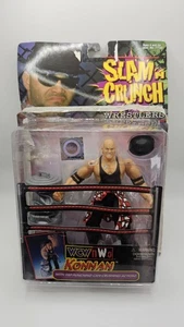 WCW Konnan Slam N Crunch Wrestling Actionfigur Toy Biz komplett mit Verpackung - Bild 1 von 13
