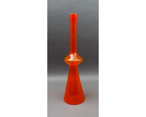 Blenko 1959 Wayne Husted #5937 Mandarine Orange 19" Dekanter Flasche ohne Stopfen - Bild 1 von 10