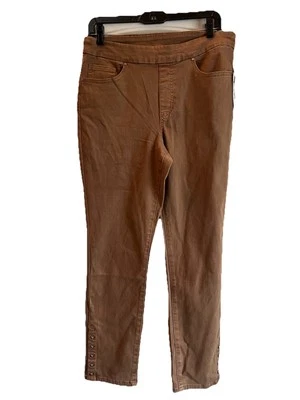 Pantalones al tobillo Stitch Fix Tribal para mujer talla 10 dobladillo ventilación tostados nuevos con etiquetas Foto 1 de 4