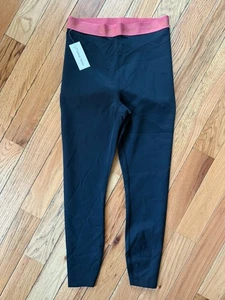Leggings de buceo Outdoor Voices suaves 7/8 para mujer talla M negros/rosa nuevos con etiquetas - Imagen 1 de 13