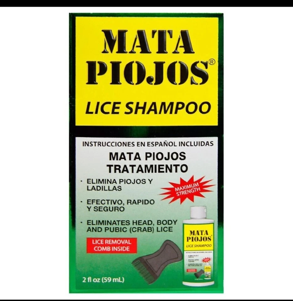 CHAMPÚ TRATAMIENTO PIOJOS MEDICADO MATA PIOJOS, 2 FL. OZ.  Exp. 07/2026 Foto 1 de 1