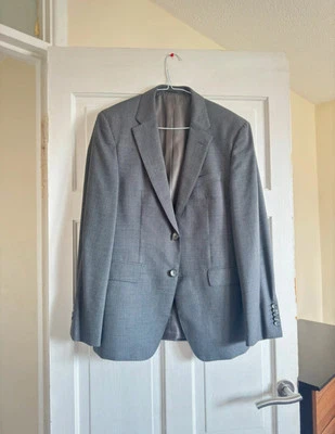 Hugo Boss Tailored Men's 2 Piece Grey Suit -See Measurements Below For Size. - Image 1 of 4