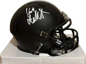 Ohio State Buckeyes Kirk Herbstreit Mini Casco Negro Firmado Beckett Cert Amazon - Imagen 1 de 1
