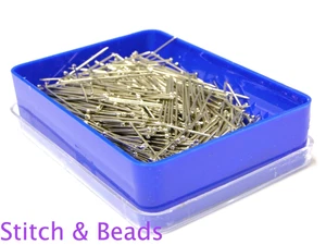 Dressmakers Pins 28mm x 600pcs Standard Size Value Pack Small In Container 6706 - Picture 1 of 1