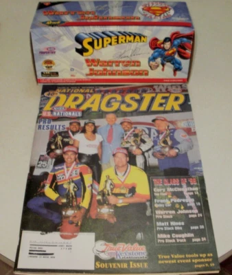 1/24 1999 REVELL WARREN JOHNSON SUPERMAN 1/3000 #1481 + INDY NATIONAL DRAGSTER - Image 1 of 4