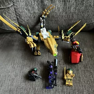 LEGO NINJAGO Legacy Golden Dragon 70666 & Kai Drifter (30293) unvollständig - Bild 1 von 18