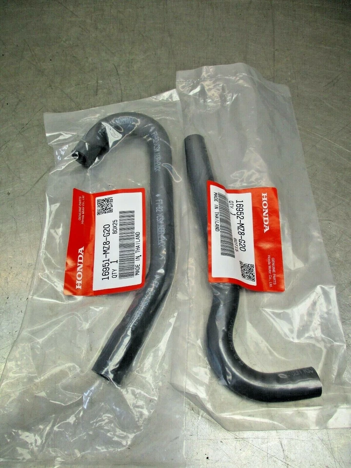 Mangueira A & B tubo tanque de combustível fabricante de equipamento original Honda Shadow VLX VT600 16951-MZ8-G20 16952-MZ8-G20 - Imagem 1 de 1