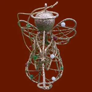 Avon wire christmas ornament angel - Picture 1 of 6
