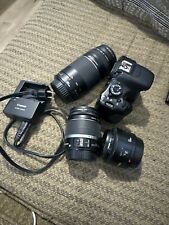 Canon EOS Rebel T2i With 3 Lens, 2 Sd Cards, Charger , Batt. Strap. Send Offers.