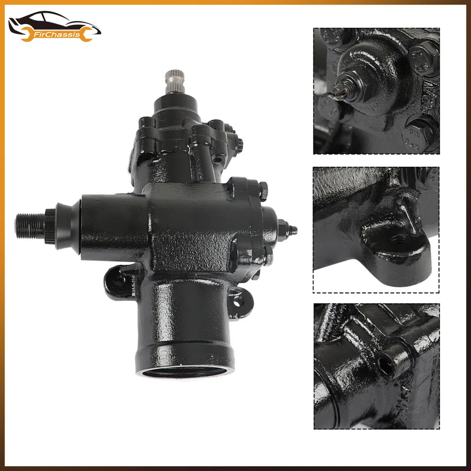 For Pontiac Ventura 6.6L 5.7L 1965-1976 Power Steering Gear Box Black 27-6537 - Изображение 1 из 4