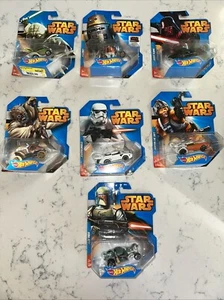 2014 HOT WHEELS STAR WARS CAR LOT OF 7 - Picture 1 of 8