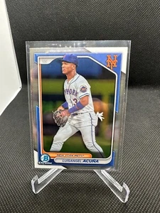 2024 Bowman Base Chrome Prospect #BCP-40 Luisangel Acuña - New York Mets - Picture 1 of 2