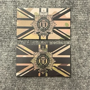 Union Jack Flag IR Style Royal Logistic Corps Multicam Morale Patch 85mm x 50mm - Picture 1 of 6