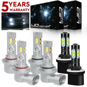 Faro LED haz alto bajo + bombillas antiniebla M11 para GMC Yukon Denali 2001-2006 - Imagen 1 de 18