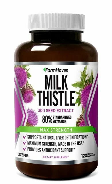 FarmHaven Milk Thistle Strength 11250mg Capsules - 120 Count