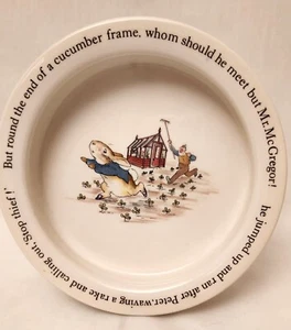 Vintage Peter Rabbit Bowl Beatrix Potter Design, Wedgwood Made in England - Picture 1 of 6