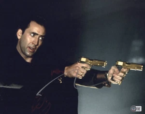 Nicolas Cage Signed Autograph Face Off 11X14 Photo Beckett BAS - Picture 1 of 1
