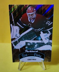 2021-22 Parkhurst Hockey Ice In Their Veins INSERT #IV-10 Carey Price CANADIANS - Picture 1 of 2
