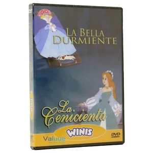 La Bella Durmiente DVD Movie Animation La Cenicienta Spanish Artwork Cover - Picture 1 of 3