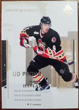 2004-05 SP AUTHENTIC MARTIN HAVLAT UD PROMO OTTAWA SENATORS CARD #63 NM/MT