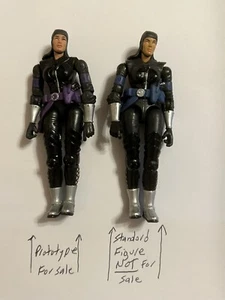 GI Joe unveröffentlichter Munitia lila Highlight Prototyp seltene silberne Armsymbole! - Bild 1 von 4