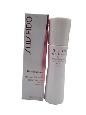 Protección contra la humedad del día Shiseido The Skincare FPS 18 ~ 2,5 fl oz. / 75 ml ~ Nuevo en caja Foto 1 de 4