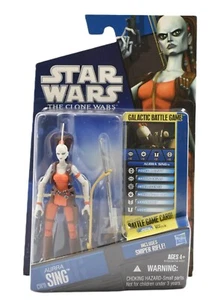 Star Wars The Clone Wars - Aurra Sing (Bounty Hunter) Action Figure - CW11 - Picture 1 of 3
