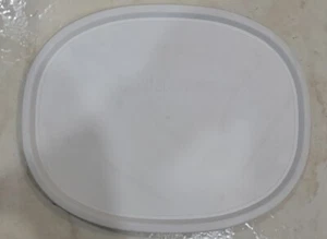 [1 PC]Corningware F-12-PC 1.5qt Oval French White Plastic LID Rfor Baking Dish. - Picture 1 of 2