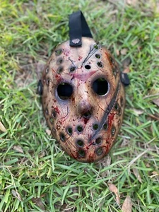 Máscara Freddy VS Jason Voorhees Cortada Personalizada Pintada a Mano - Arte de Alta Calidad - Imagen 1 de 10