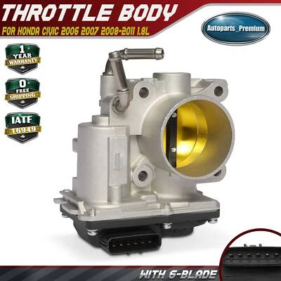 Cuerpo del acelerador para Honda Civic 2006 2007 2008 2009 2010 2011 L4 1,8 L 16400RNEA01 Foto 1 de 4