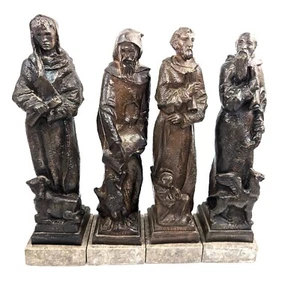 Raras figuras bronceadas de los cuatro apóstoles, Estcourt James Clack - Imagen 1 de 15