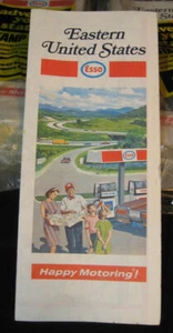 VINTAGE 40+ ESSO EASTERN UNITED STATES SOUTHERN SECTION MAP 1971 NEW - Picture 1 of 6