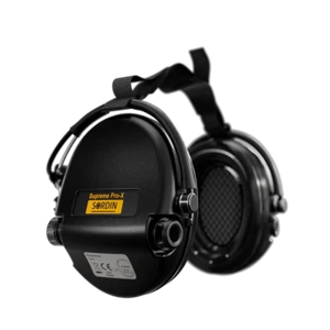 SORDIN® Professional Shooting Ear Muffs SUPREME PRO-X NECKBAND - Black, Green - Picture 1 of 8