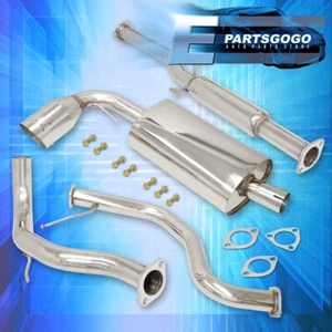For 88-91 Honda Civic EF 3DR Hatch JDM Cat Back Exhaust System 4.5" Tip GODSNOW - Picture 1 of 7