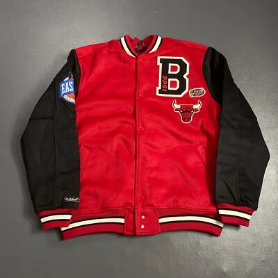 Chaqueta Universitaria 100% Auténtica Chicago Bulls Mitchell & Ness NBA Team Legacy XL Foto 1 de 4
