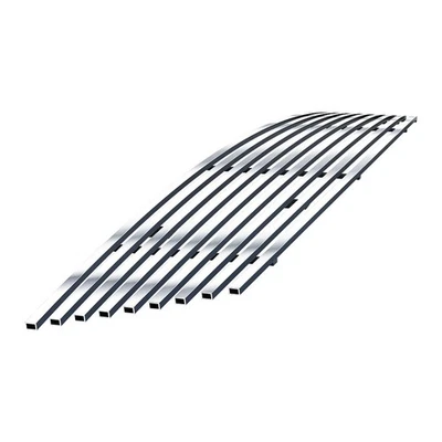 Fits 2005-2007 Ford Five Hundred Logo Cover Upper Stainless Chrome Billet Grille - Image 1 of 4