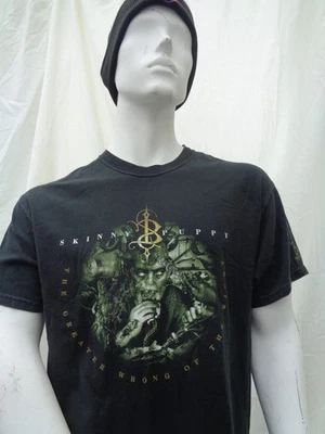 Skinny Puppy Vintage T-Shirt Size Large The Greater Wrong of the Right Tour 2004 - Image 1 of 4