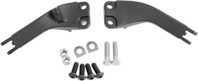 Soportes de estriba de pasajero Drag Specialties negros para Harley Dyna FXD FXDB 06-17 Foto 1 de 2