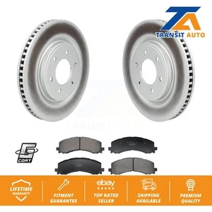 Front Coated Disc Brake Rotor Ceramic Pad Kit For 2022-2023 Ford F-150 Lightning - Picture 1 of 1