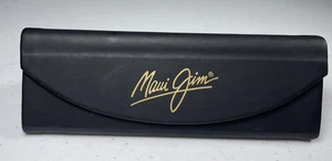 MAUI JIM Sonnenbrillenetui schwarz dreifach faltbar Filz gefüttert Magnet Frontverschluss halbhart - Bild 1 von 10