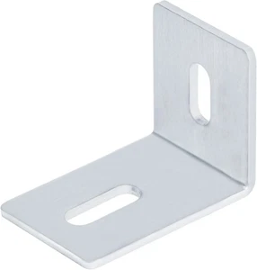 10 Piezas 3-1/8"L x 2" H x 2" W Aluminio Ranurado L Soporte de Montaje en Ángulo, Pesado... - Imagen 1 de 2