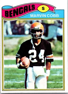 Marvin Cobb Cincinnati Bengals 1977 Topps #52 - Image 1 of 2