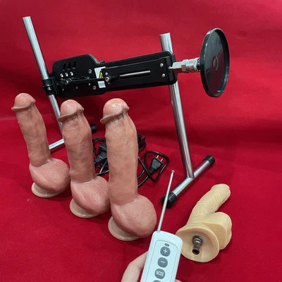 Sex Machine Suction Cup Dildo Realistic Masturbation Electric Sex Toy Automatic - Image 1 of 4