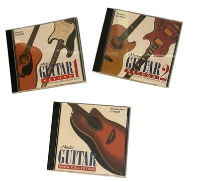 Window Mac CD Rom Guitar 1 & 2 Learning Collection eMedia Guitar Method - Image 1 of 3