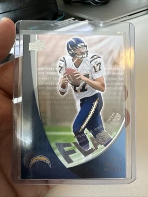 2008 Upper Deck Rookie Exclusives #RPSF15 Philip Rivers Photo Shoot Flashbacks - Image 1 of 2