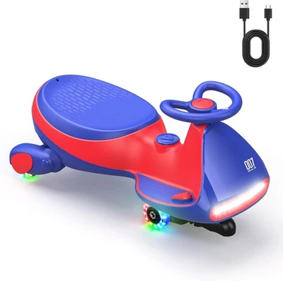 Voiture Électrique Enfant 3–8 Ans – 2 Vitesses 4/6 km/h, LED, Bluetooth, 360° - Photo 1/4