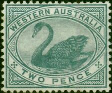 Oeste Australia 1890 2d Azulado Gris SG96 Fino sin Usar