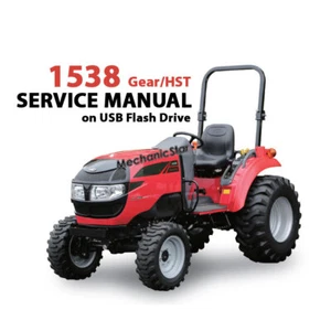 Mahindra 1538 Tractor Operator + Service Manual + Loader/Backhoe (USB) Latest - Picture 1 of 3