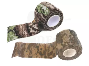 Camo Tape Wrap Camouflage Hunting Stealth Re-Useable - Picture 1 of 3
